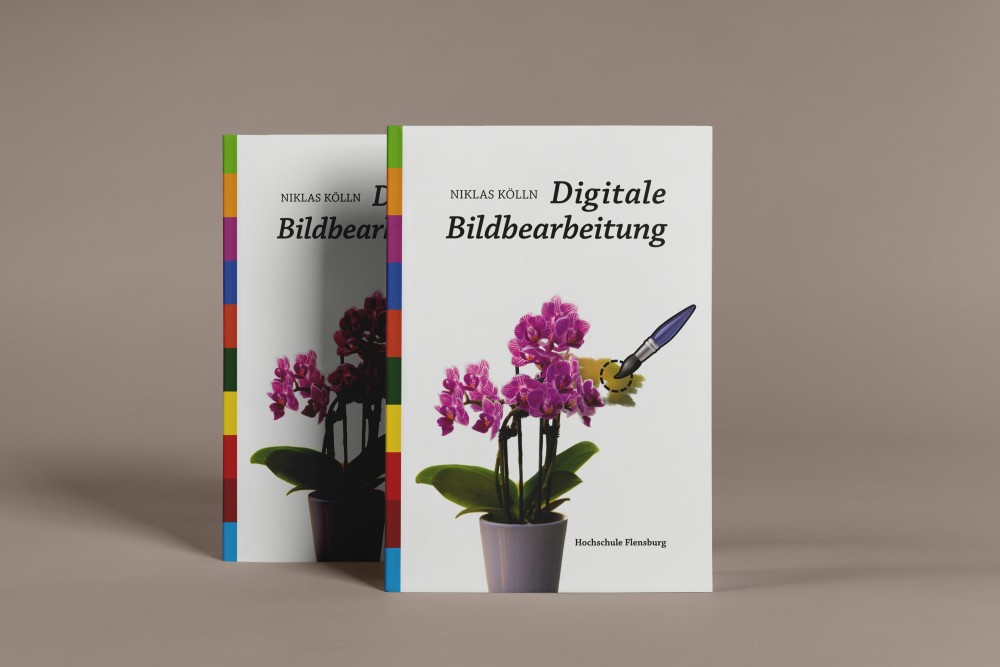 Mockup of two book copies in front of a beige background.